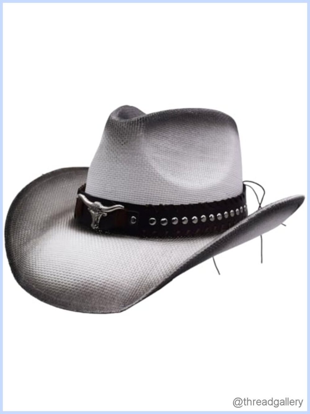 IFSUN Straw Cowboy Hat Shapeable Wide Brim Cattleman Crease Western